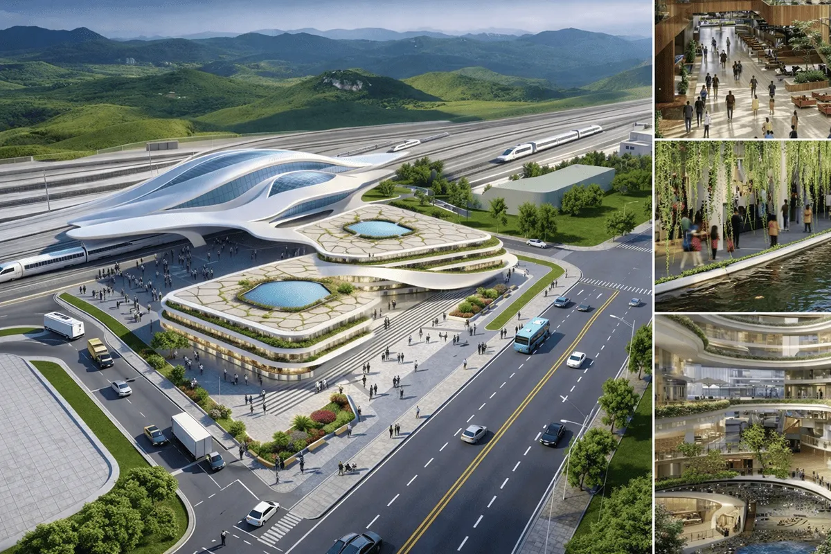 Hạ Long station vinhomes global gate hạ long