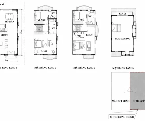 biệt thự song lập 162m2