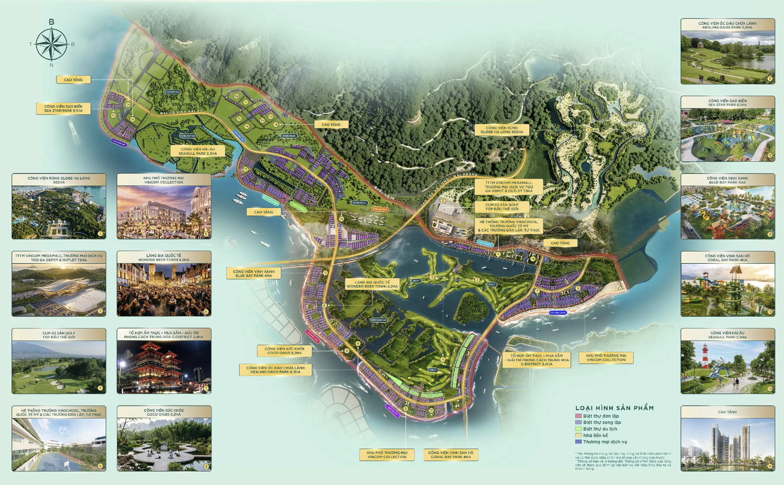 mặt bằng tiện ích phân khu châu mỹ