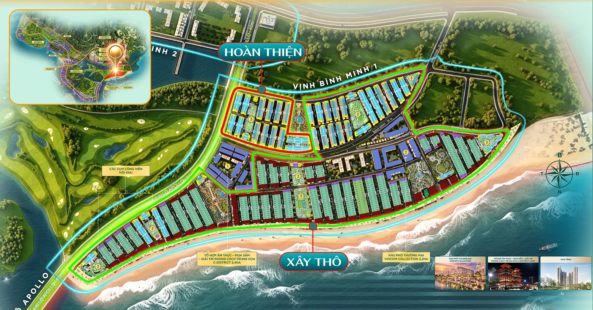mặt bằng vịnh bình minh 1