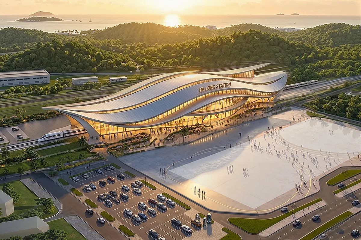 ga tàu điện tốc độ cao